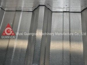 Roofing Sheet Roll Forming Machine Embossing  0.3 - 1.2MM Thickness Range